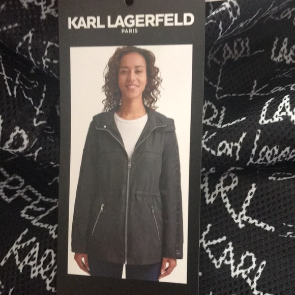 New with tags Karl lagerfeld jacket black - Picture 2 of 10
